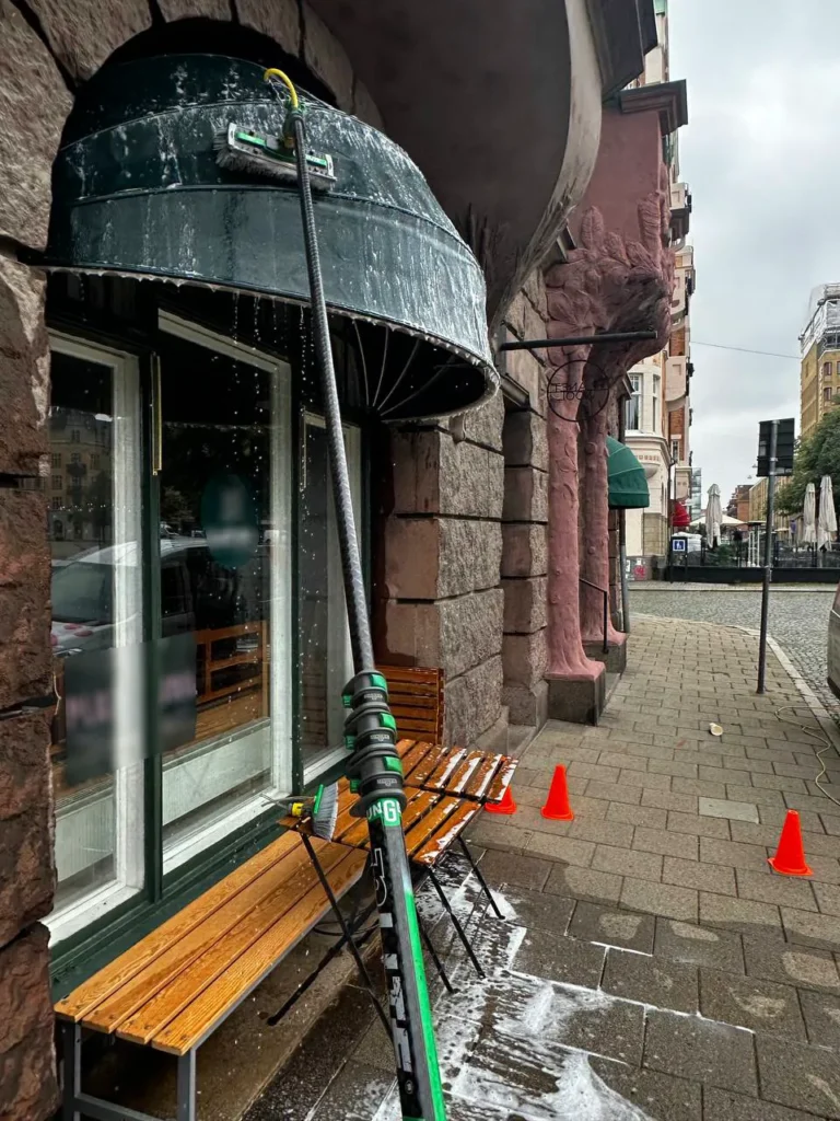 Markistvätt i Malmö för en BRF - rengöring markis - Thefläck städtjänst